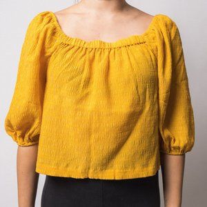 Steve Madden yellow top